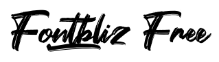 Fontbliz Free font