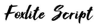 Foxlite Script font