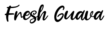 Fresh Guava font