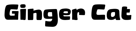 Ginger Cat font