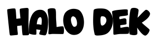Halo Dek font