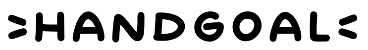 Handgoal font