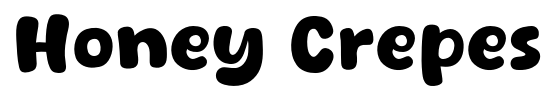 Honey Crepes font