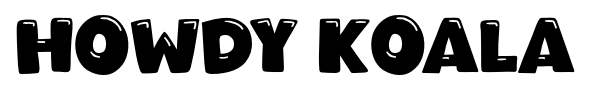Howdy Koala font