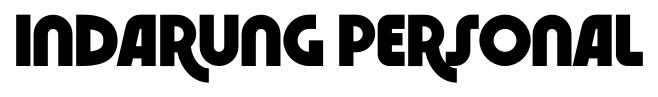 Indarung Personal font