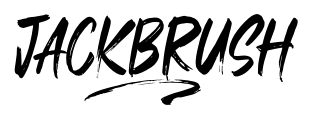 Jackbrush font