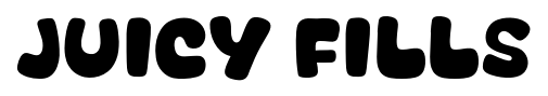 Juicy Fills font