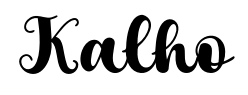 Kalho font