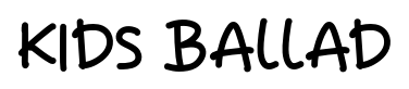 Kids Ballad font