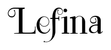 Lefina font