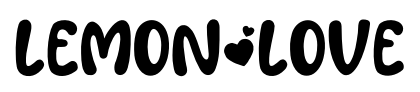 Lemon Love font