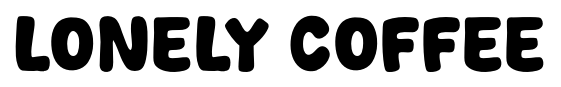 Lonely Coffee font