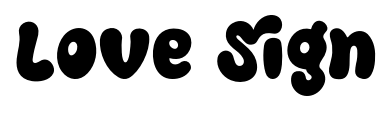 Love Sign font