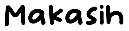 Makasih font
