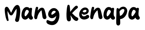 Mang Kenapa font