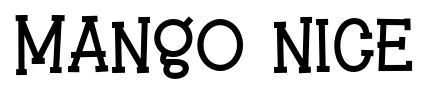 Mango Nice font