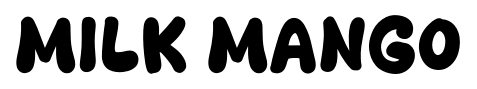 Milk Mango font