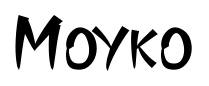 Moyko font
