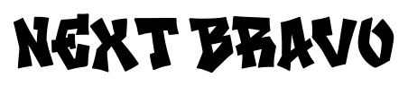 Next Bravo font