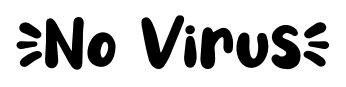 No Virus font