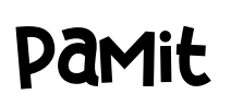 Pamit font