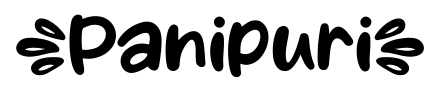 Panipuri font