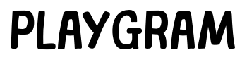 Playgram font