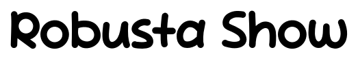 Robusta Show font
