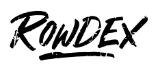 Rowdex font