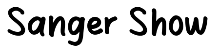 Sanger Show font