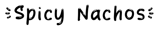 Spicy Nachos font