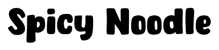 Spicy Noodle font