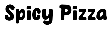 Spicy Pizza font