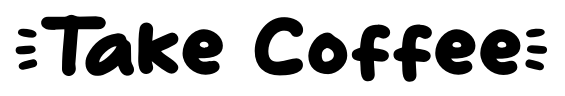 Take Coffee font