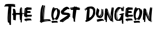 The Lost Dungeon font