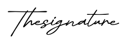 Thesignature font