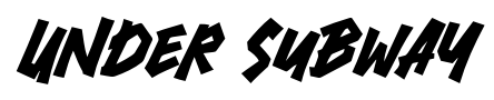 Under Subway font