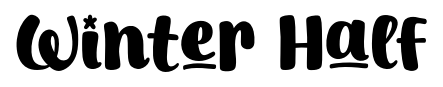 Winter Half font