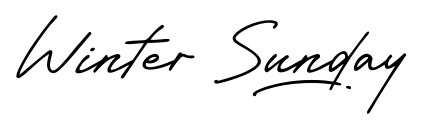 Winter Sunday font
