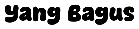 Yang Bagus font