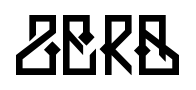 ZERB font