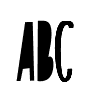 ABC font