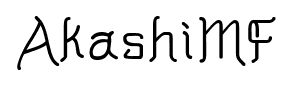AkashiMF font