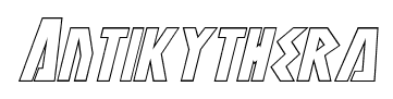 Antikythera font
