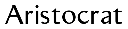 Aristocrat font