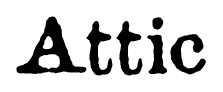Attic font