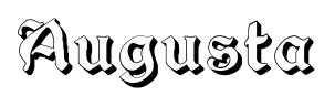 Augusta font
