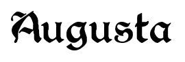 Augusta font