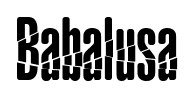 Babalusa font