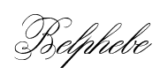 Belphebe font